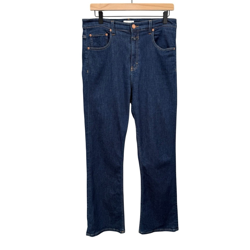 Closed Denim Women C91899 Straight Leg Dark Wash Size‎ 32 Waist 28 Length